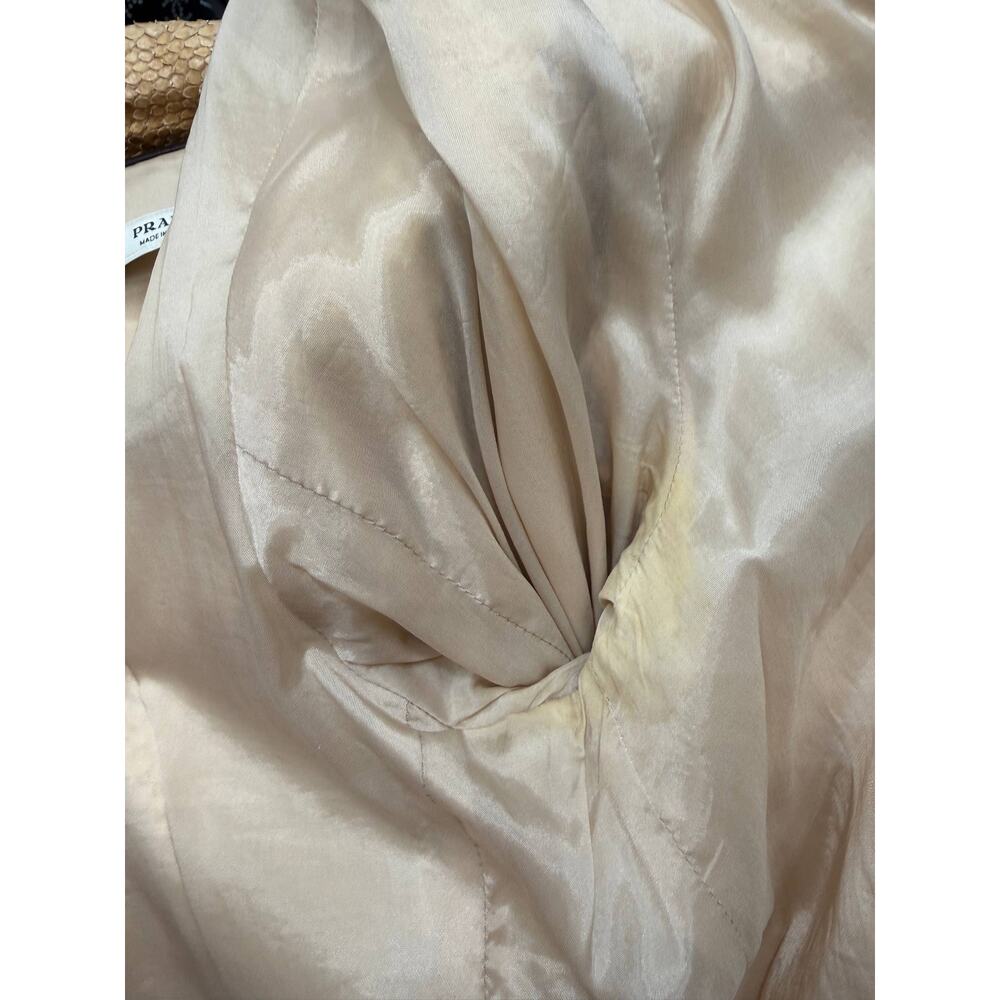 Prada Python Belted Jacket S/S 2004 Runway Sz.M - Picture 5 of 10